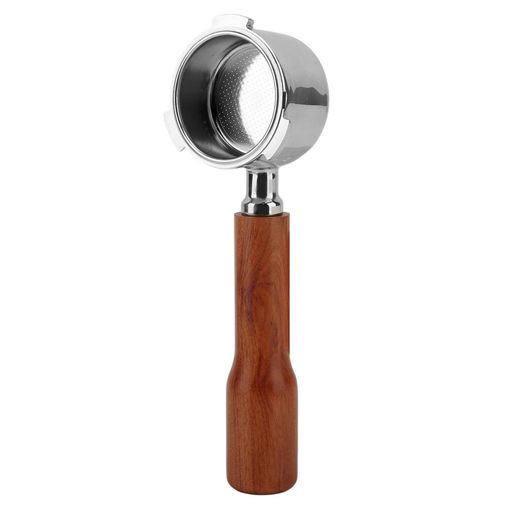 51mm Bottomless Coffee Portafilter 3 Ears Single Layer Portafilter Coffee Machine Bottomless Filter For Delonghi F Redwood