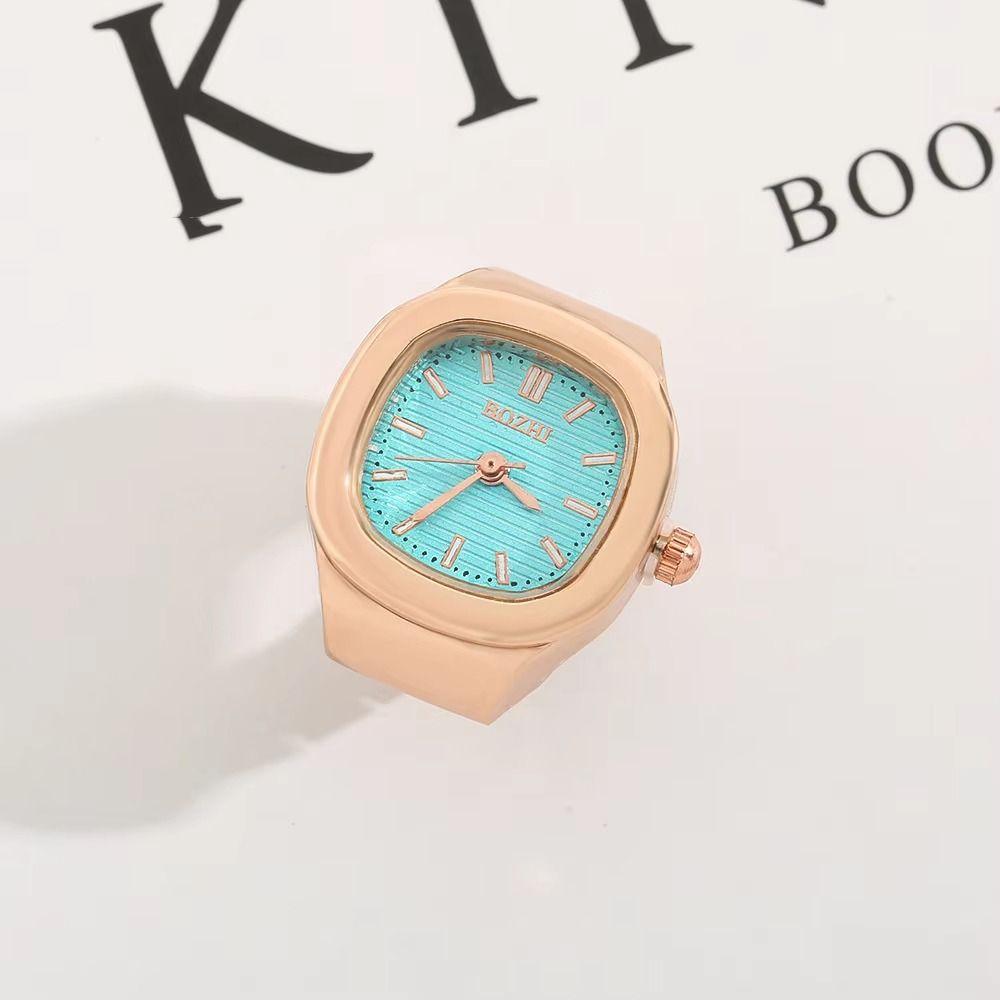 Punk Rings Jewelry Clock Vintage Finger Watch Ring Hip Hop Roman Quartz Watch Women