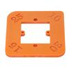 4 in 1 Round Corner Radius Template R10 R15 R20 R25 Wooden Board Corner Routing Template for