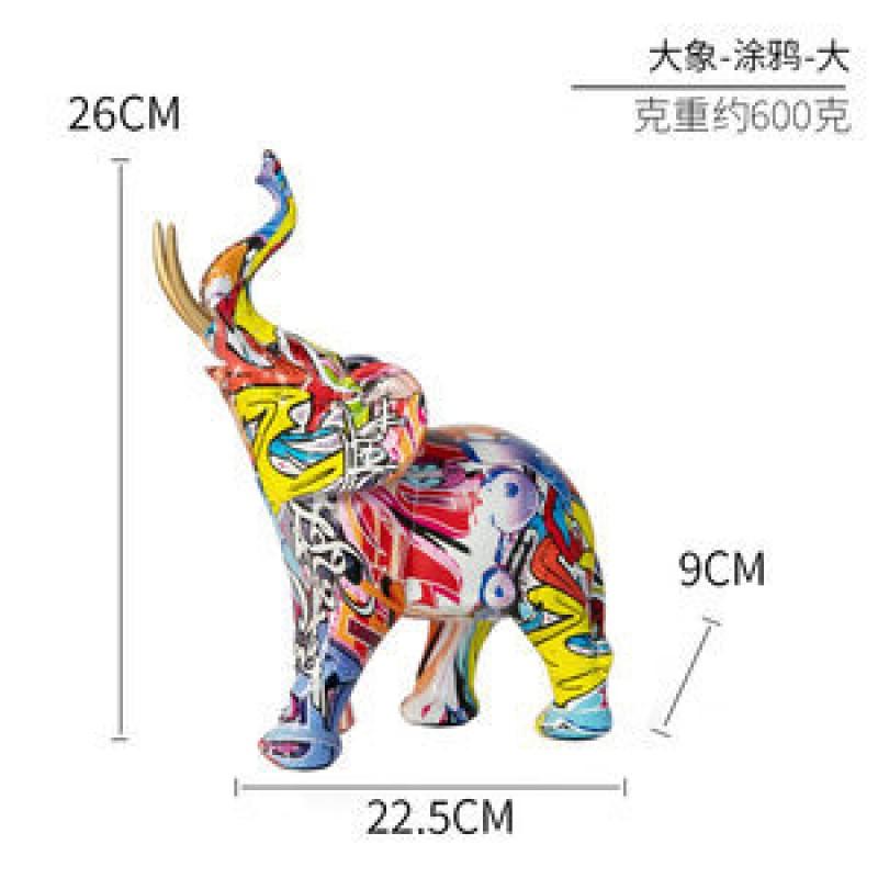 Resin Animal Figurine Decor Modern Home Art Sculpture Living Room TV Cabinet Sideboard Entryway