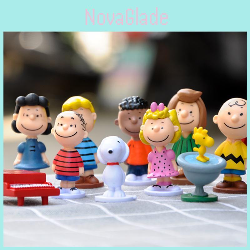 Snoopy Full Family Pvc Doll Collection For Creative Play And Parentchild Interaction
