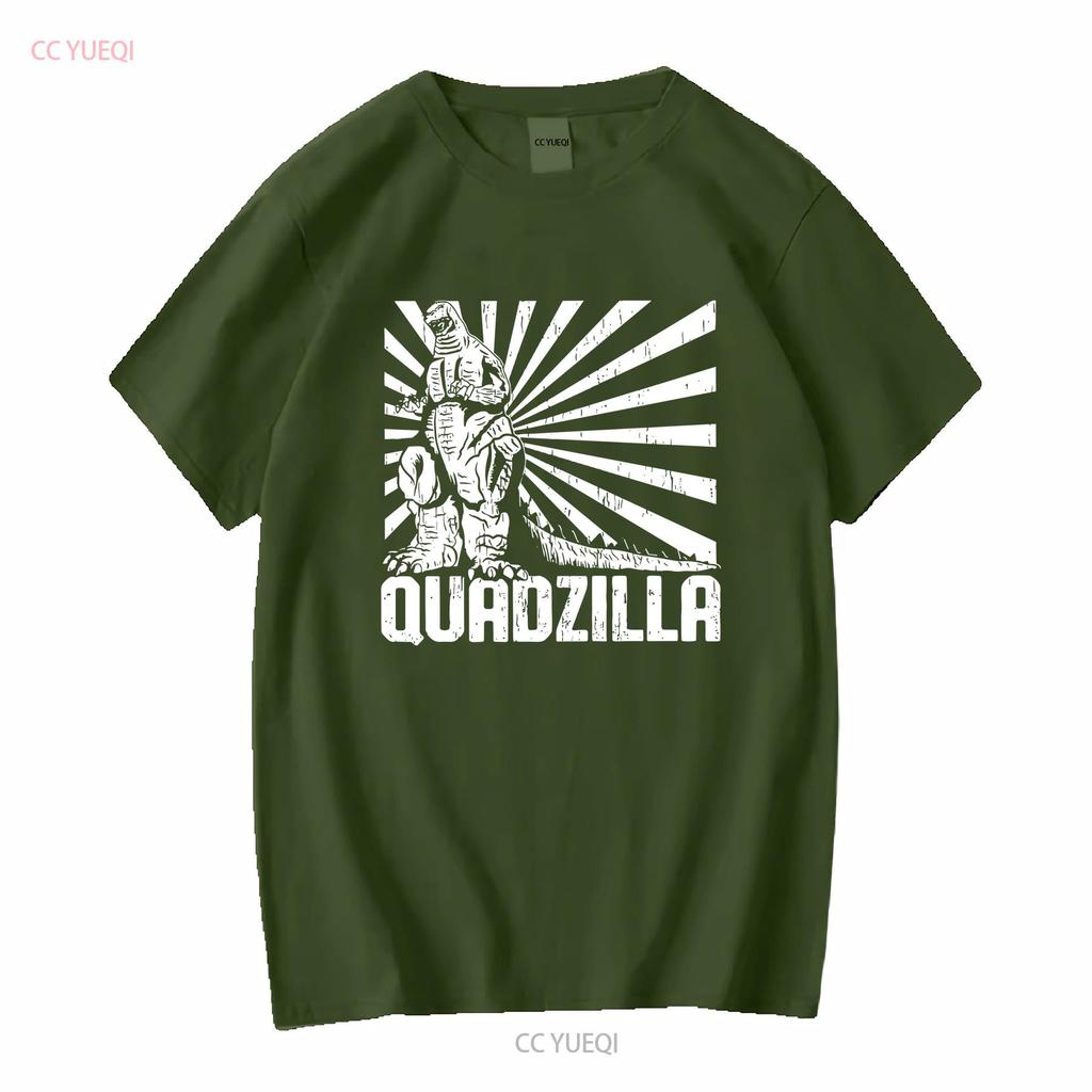 Мужская футболка Quadzilla Смешная шутка про день ног в спортзале Тренировочный топ винтажный Стиранный мужской Слегка графичный модный Удобный Эластичный
