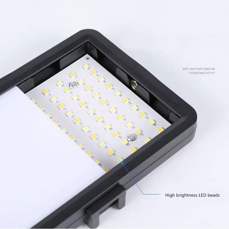 Светодиодные студийные светильники 2700-6000K Регулируемая яркость Питание от USB Дополнительный штатив и цветные фильтры для видеозаписи