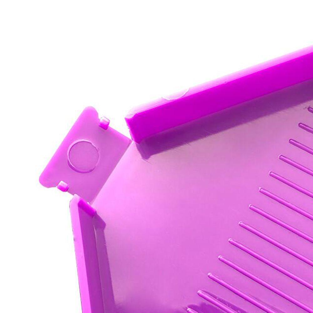 Большая вместимость Может открываться Квадратная тарелка-лоток для страз Пластиковая тарелка Инструмент для алмазной живописи