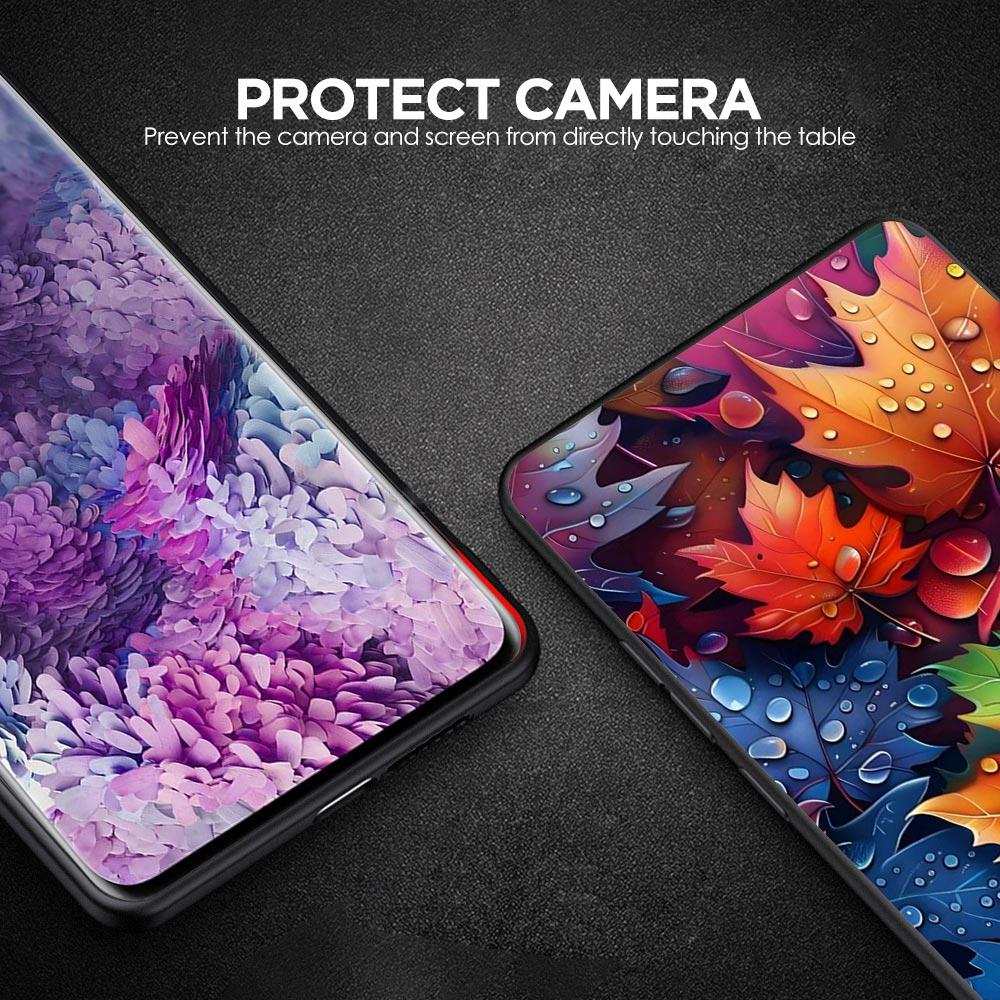 Мультяшный чехол-листок для Samsung Galaxy A55 A35 A15 A14 A13 A25 A54 A51 A71 A72 A73 A32 A52 A41 5G Мягкий ТПУ чехол Fundas Сумки