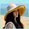 Summer Womens Extended Brim Doubleside Fisherman Hat With Uv Protection And Casual Style For Outdoor Activities