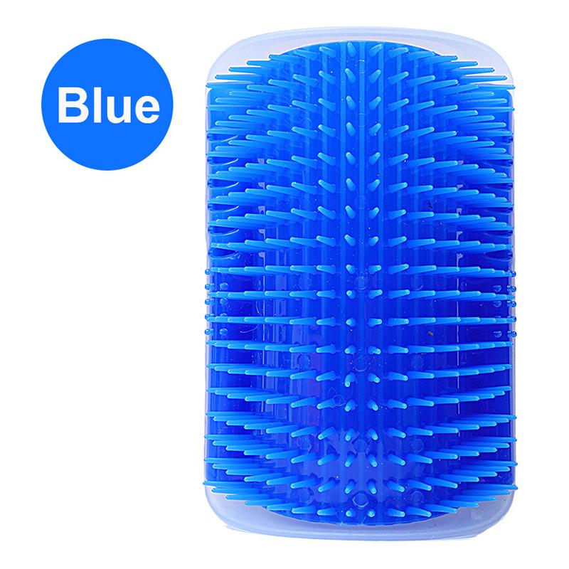 Угловая щетка для кошек Кошка трет лицо щекочущей расческой Продукт для кошек Кошачий массаж Расческа для самостоятельной стрижки