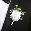 Fashion Groom Rose Boutonniere Simple Wedding Accessories Wedding Suit Corsage  Groomsmen