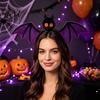 Felt Bat Headband for Cosplay Halloween Hairband, Plush Wing Gothic Style Headband, Hair Accessories Costume Party Women And Girls Hairband
