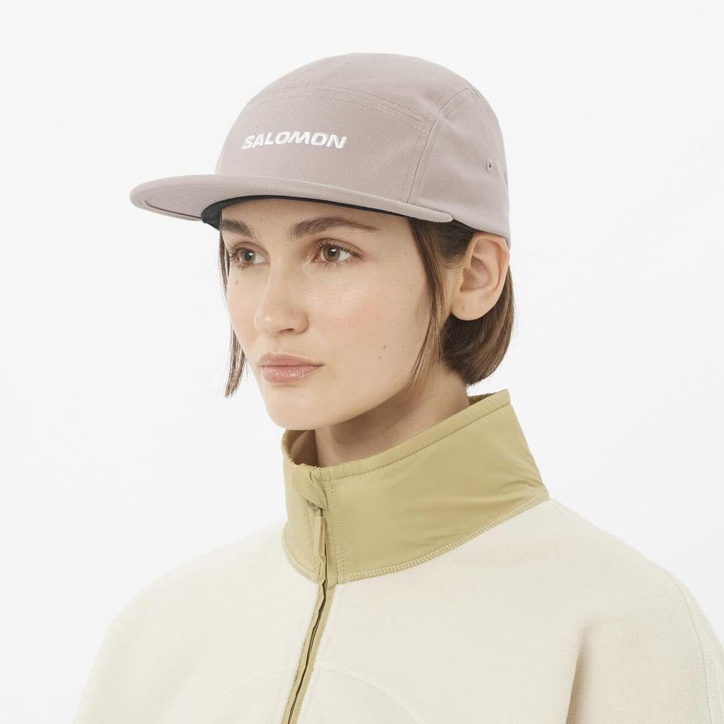 Кепка Salomon LOGO 5-панельная для активного отдыха, Унисекс, LC2681900, Размеры S/M, ETHEREA