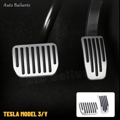 2 шт. для Tesla Model 3 Model Y 2022, автомобильные педали акселератора, тормоза, противоскользящие накладки, авто