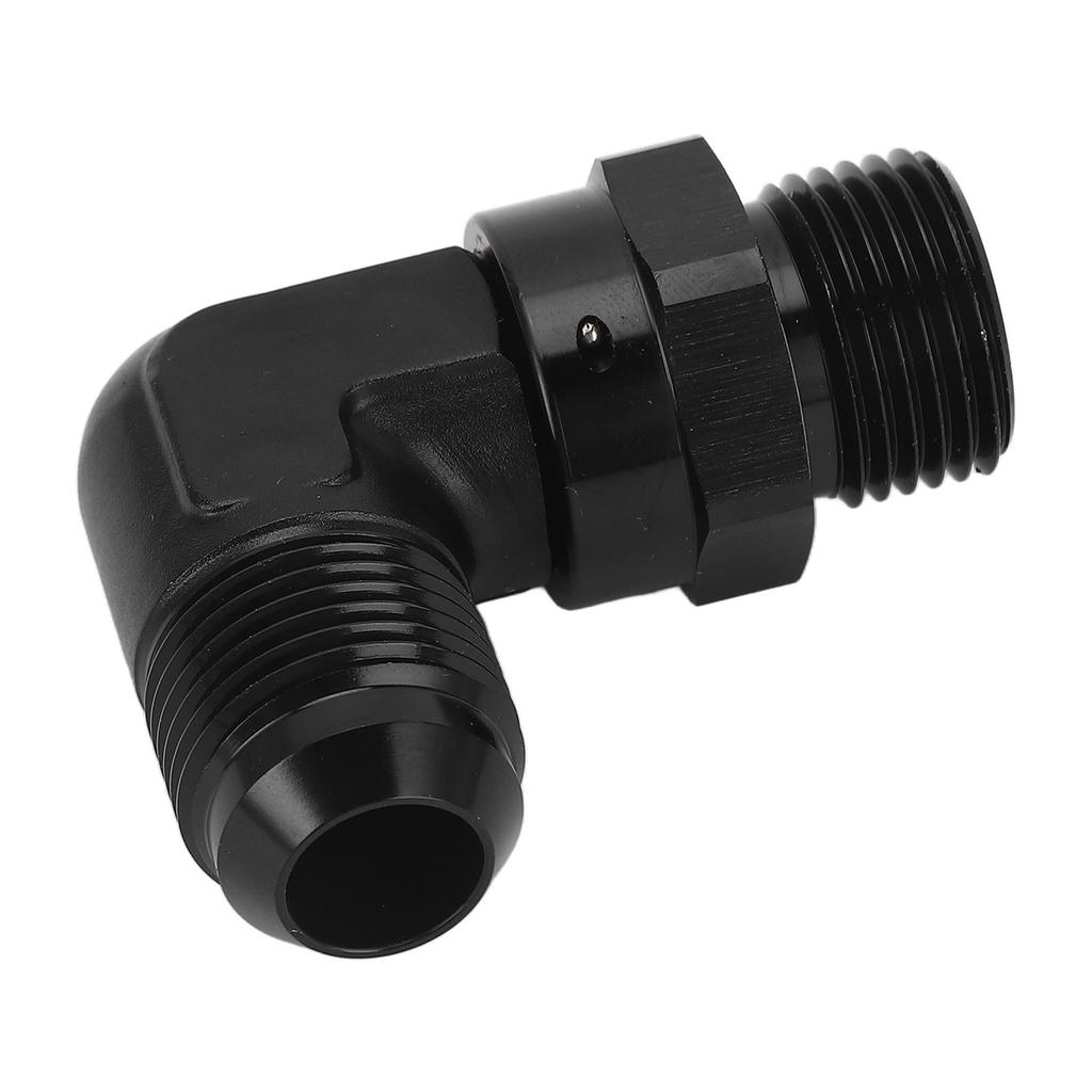 10AN To 10ORB Male Fitting Aluminum Alloy Black Anodizing 90 Degree for Fuel Lines Pumps Filters