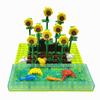 Farm Sunflowers Trees Bricks Blocks for Children MOC City Building Toys Animals Acc Bloques Compatible Classic Mini Blocks Parts