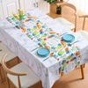 Waterproof and Oil Resistant PVC Table Cloth Ins Tea Rectangular Minimalist Floral Tablecloth