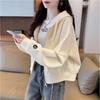 Women's Early Autumn Korean-Style Loose Fit Petite Cardigan Jacket