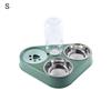 Кормушка для собак Изысканная модная антикоррозийная двойная миска для собак из нержавеющей стали Кормушка для домашних животных для дома