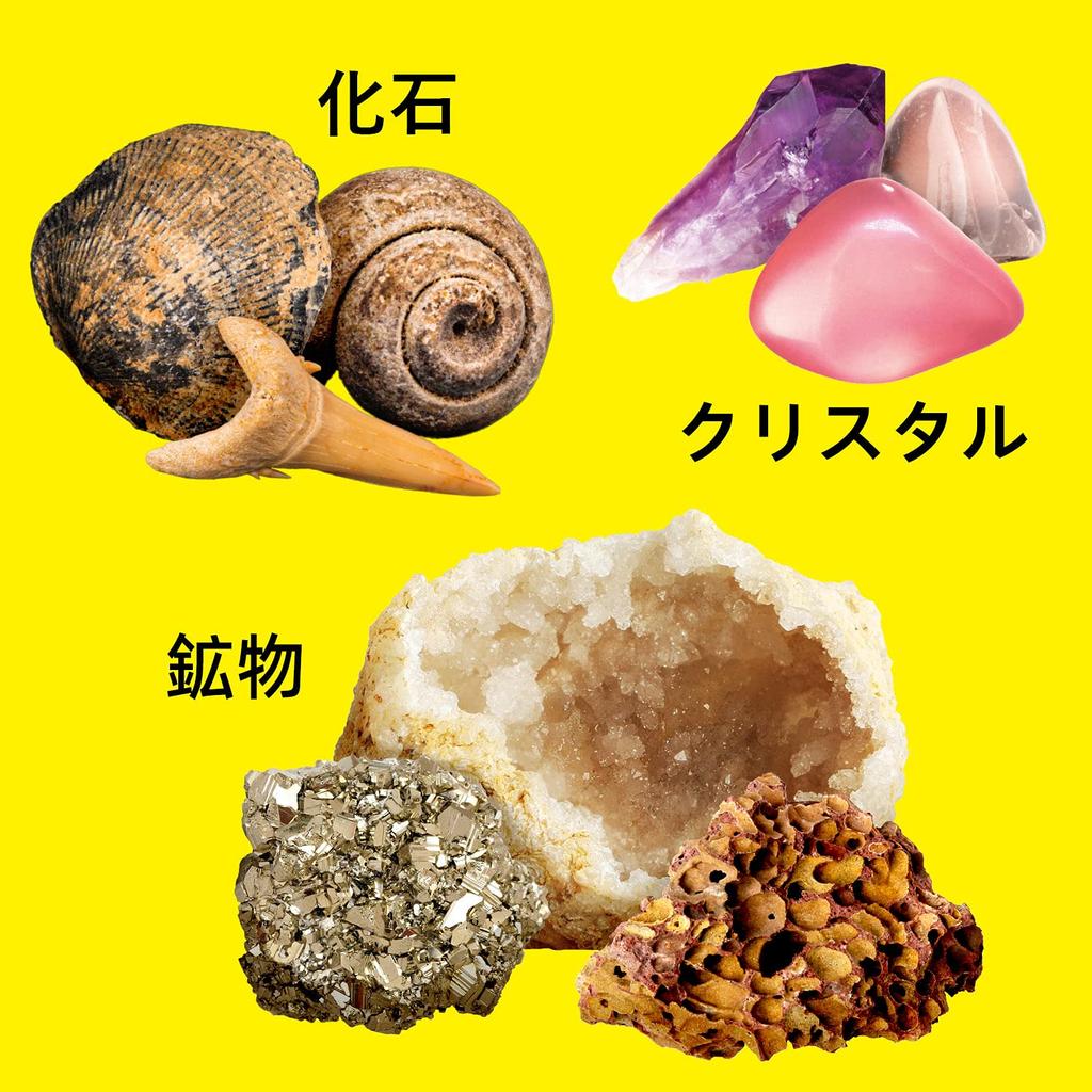 XXTOYS Set of Mineral Gemstone Natural Ore Natural Rock Mineral Geology Science Kids Gift 250-Piece Specimens, Toys, Fossils, Geodes, Fossils, &