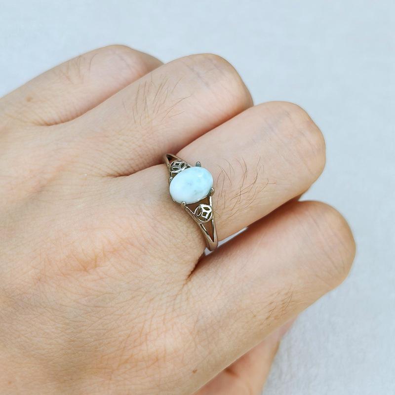 Регулируемое кольцо из натурального камня тигровый глаз, кофейного цвета