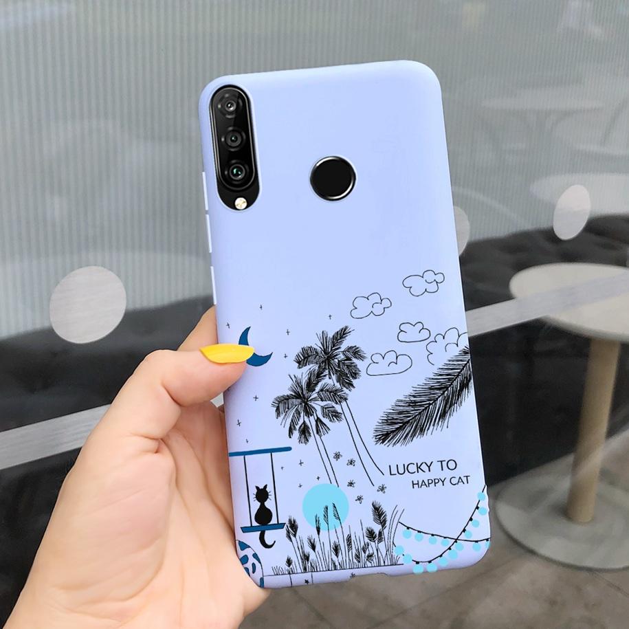 Honor 20S Case For Honor 20 Lite MAR-LX1H Phone Cover 6.15" Cartoon Painted Shockproof Bumper For Honor20S 20Lite Russian Fundas