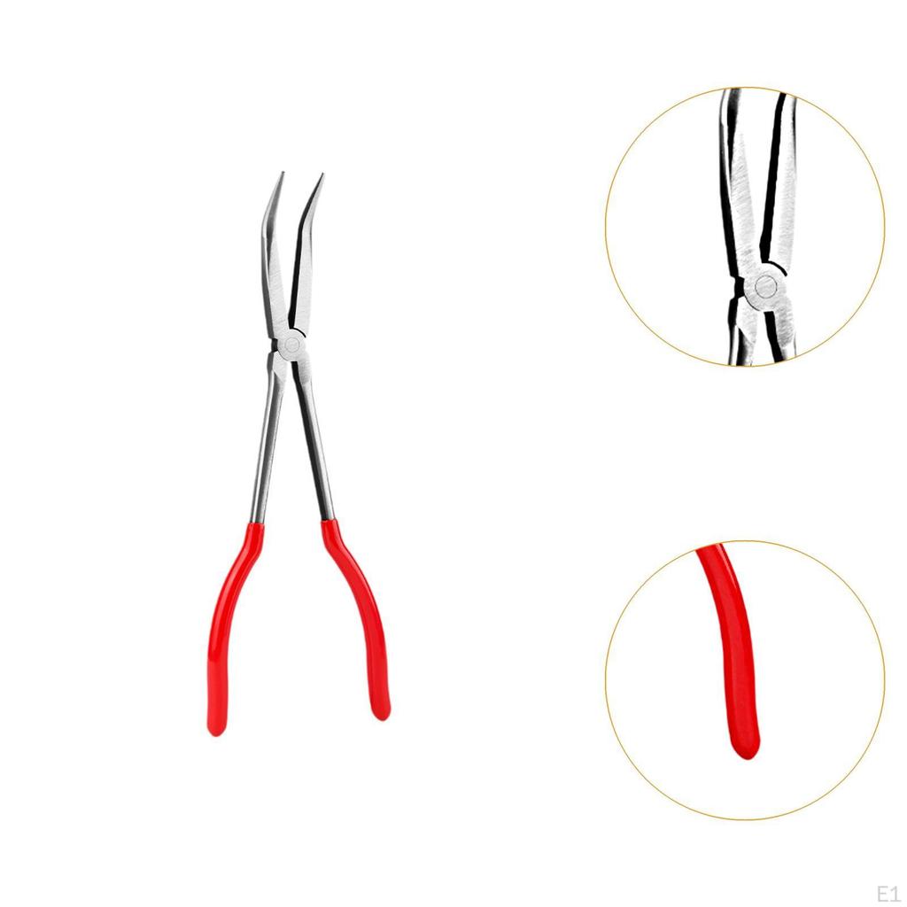 Extended Reach Pliers for Jewelry Crafting with Ergonomic Handles