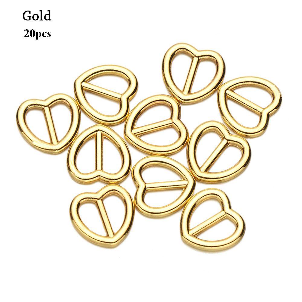 Ultra-small Stuffed Toys Diy Dolls Buckles Heart Shape Buckle Belt Buttons Doll Bags Accessories