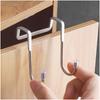 4Pcs Multipurpose Hooks with S Shape Durable No Trace Over Door Hooks for Cabinet Door Ideal for Home and Office Use