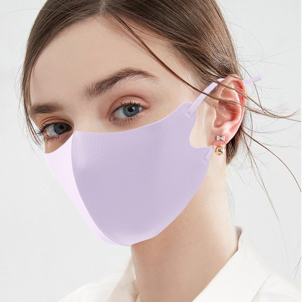 Anti-UV Ice Silk Mask Traceless Anti-sun Mask Fashion Face Veil  Four Seasons