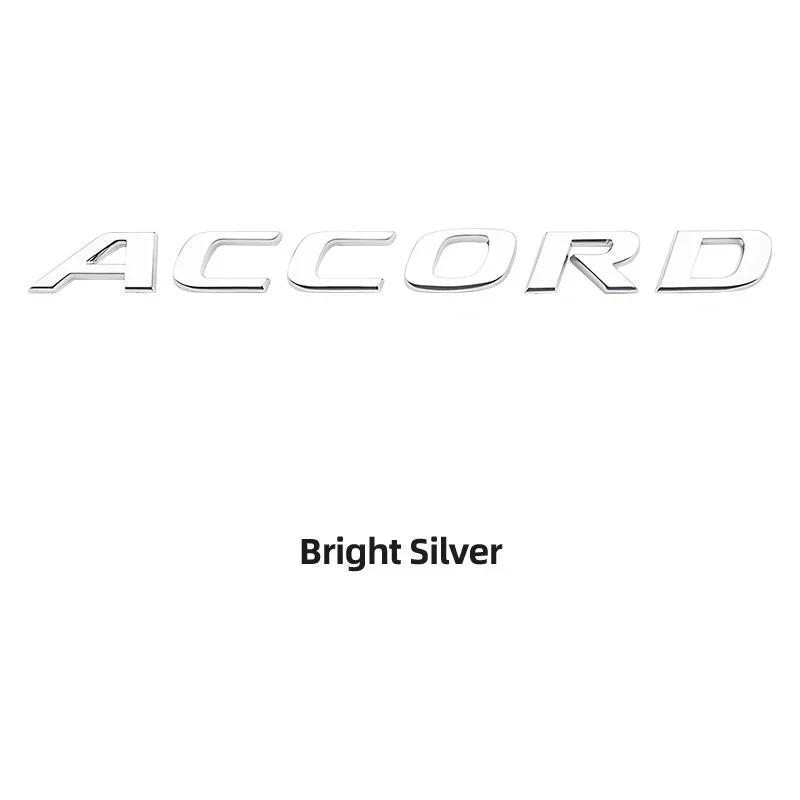 3D ABS Logo Honda Emblem Letters Car Trunk Badge Rear Letter Label for Honda Accord Elysion CR-Z Odyssey SPIRIOR Accessories
