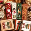 Christmas Embroidery Bookmark Set DIY Felt Kit, Woodland Animal Pet Craft Beginner Friendly Sewing Crafts Holiday Themed Kit for Adults, Handmade Book