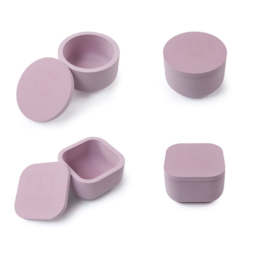 С крышкой силиконовая форма для подсвечников, форма для суккулентных цветочных горшков, подарочная форма для свечных банок, домашний декор