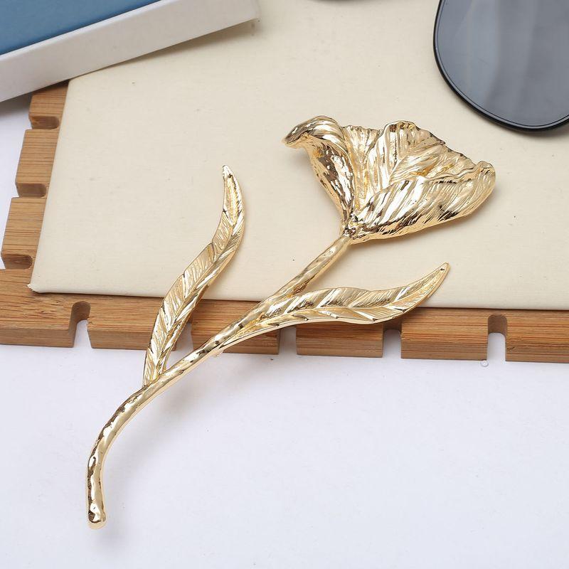 European and American Retro Jewelry, Palace-Style Corsage Brooch, Heavy-Duty, Oversized, Exaggerated, Three-Dimensional Rose Flower Pin Jewelry