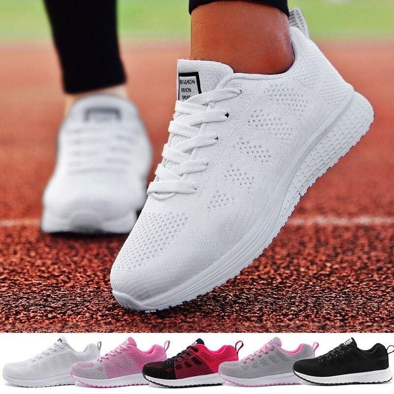 Women Casual Shoes Ladies Sport Shoes Breathable Walking Mesh Flat Shoes Woman White Sneakers Women Tenis Feminino Female Shoes