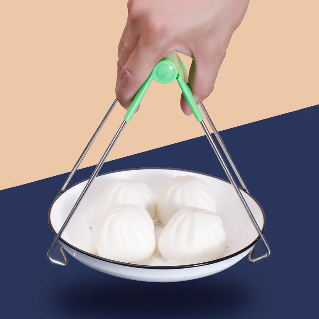 Захват для горячей тарелки, зажим для чаши, подъемник для горячей тарелки, поддон для посуды, зажим для посуды, кухонная складная горячая тарелка