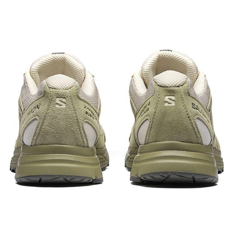 SALOMON X-Mission 4 Suede Mesh Shock Absorbing Non-Slip Durable Breathable Low-Top Outdoor Shoes Unisex Shoes Brown 417483