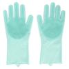 Pet Grooming Gloves Hair Removal Massage Deshedding Silicone Dog Bathing Shampoo Gloves for Dog Cat