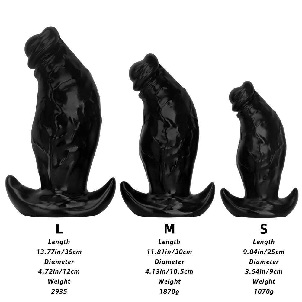 Большой ПВХ Мягкий Дилдо Фистинг Голова Дракона Анальная Пробка Мастурбатор Анальный Дилататор Взрослая Секс-Игрушка Большой Член Страпон Пенис