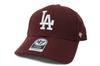 Кепка 47 Brand 47 MVP Los Angeles Dodgers ТЕМНО-БОРДОВАЯ