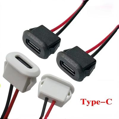 5 шт. разъем USB Type C, гнездо типа C, гнездо типа C с пряжкой для карты, 3 А, сильноточный разъем для быстрой зарядки, порт USB-C, разъем для зарядного устройства