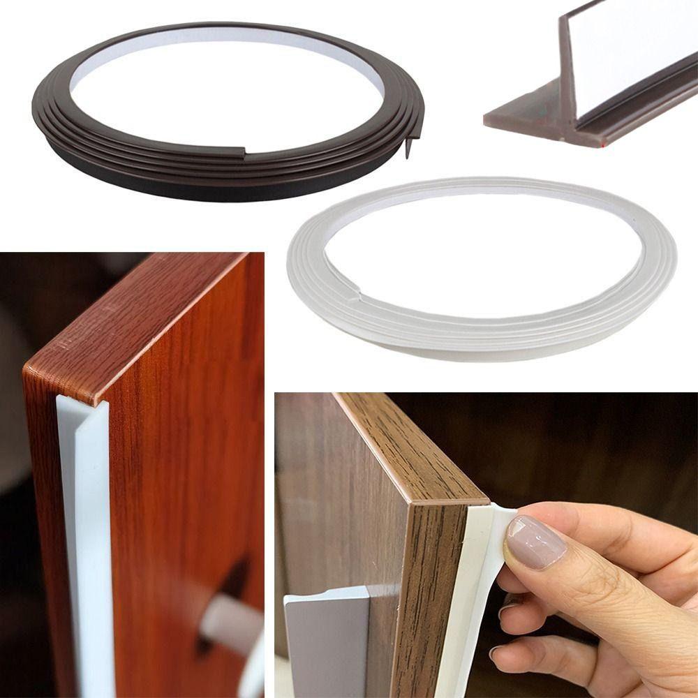 Self-Adhesive Cabinet Door Strip 2.4M/2.8M Blackout Strip Durable Seal Strip  Furniture