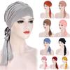 Women Turban Chemo Hair Loss Hat Pre-Tied Headwear