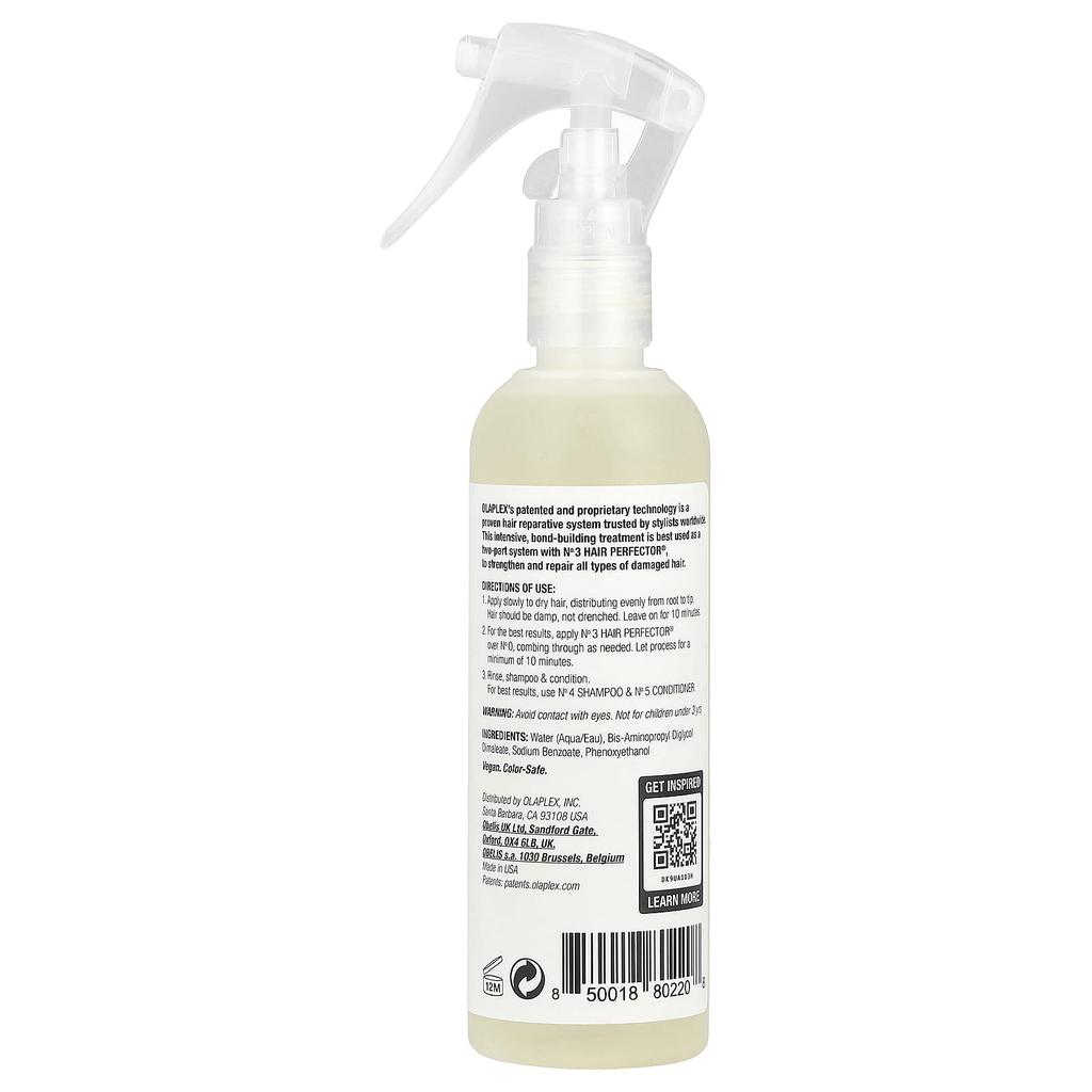 Olaplex Интенсивное средство для укрепления волос, N°0, 5,2 жидких унций (155 мл)