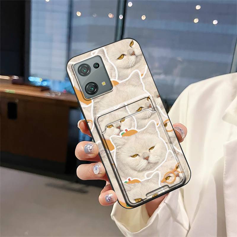 Мягкий чехол Мультяшный чехол для телефона Для Blackview Oscal C30/C30 Pro Модный дизайн Водонепроницаемый Силиконовый защитный Слот для карт ТПУ