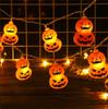 2025 Хэллоуин тыква гирлянда светодиодные тыквы гирлянда на батарейках для украшения вечеринки в помещении Хэллоуин 674