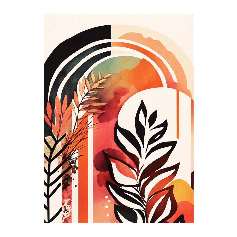 Бохо Растение Листья Флора Поп Арт Матисс Интерьер Скандинавское Искусство Холст Картины Абстрактные Граффити Главная Современная Гостиная Плакаты Печать Офисные Украшения