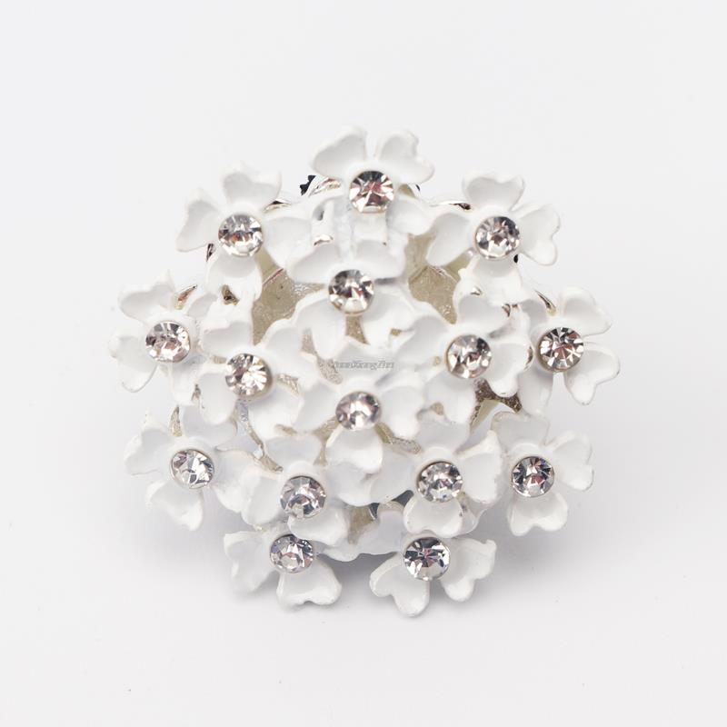 Shoe Charms for Sneakers Shoelaces Clips Buckle Decorations Rhinestones Pearl Gem Casual Flower Fashion Shoes Accessories 1 PCS