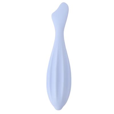 Массаж лица Ролик для лица способствует циркуляции Силиконовый ручной массажер для лица для лица и глаз Синий