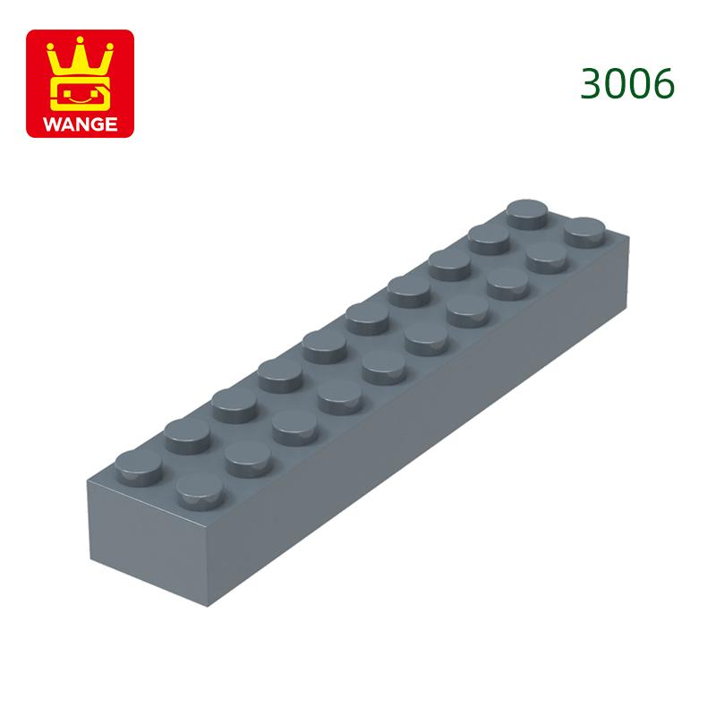 Нетоксичные 17 шт./лот 3006 Толстые 2x10 Строительные блоки Moc Классические аксессуары Совместимые кубики Детские игрушки Подарочная коробка