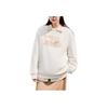 Anta Comfortable Casual Simple Round Neck Pullover Sweatshirt Women Sweatshirt Ivory-White 962518715-1