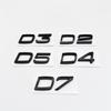 Черные Модифицированные Буквенные Наклейки для Задних Моделей Volvo D2D3 D4D5D6D7