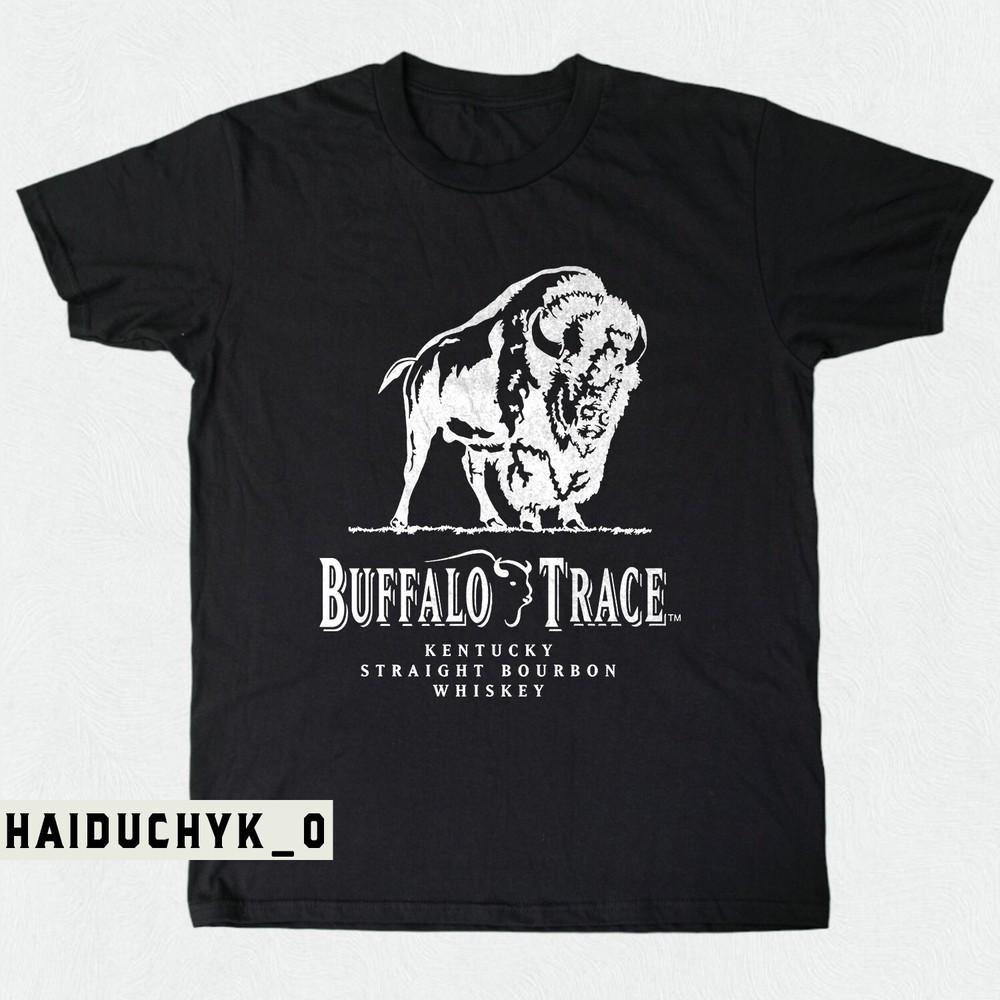BUFFALO TRACE-Distille<wbr/>ry Унисекс Черная футболка S-5XL Унисекс Футболка